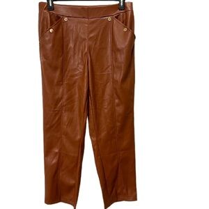 Marc New York Faux Leather Full Control Waistband Pants Size Large